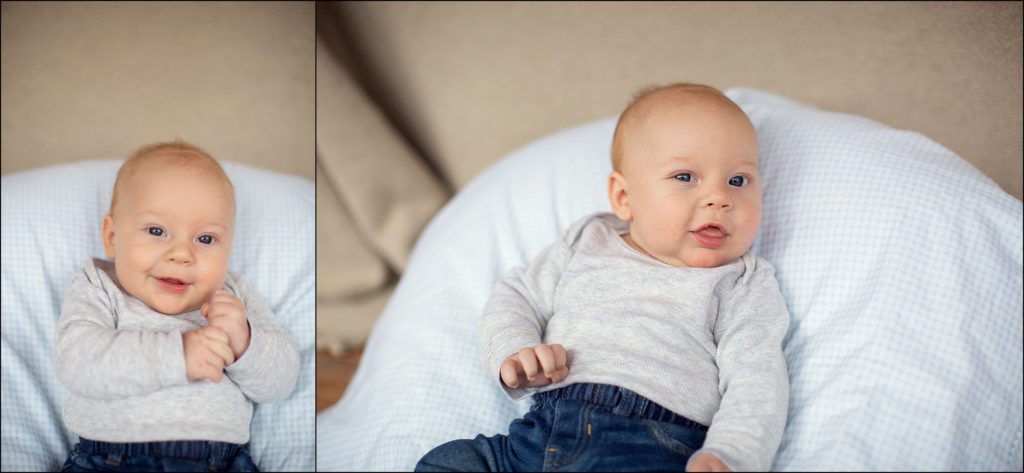 Baby Boy 3 Month Milestone Photos in Irwin, PA