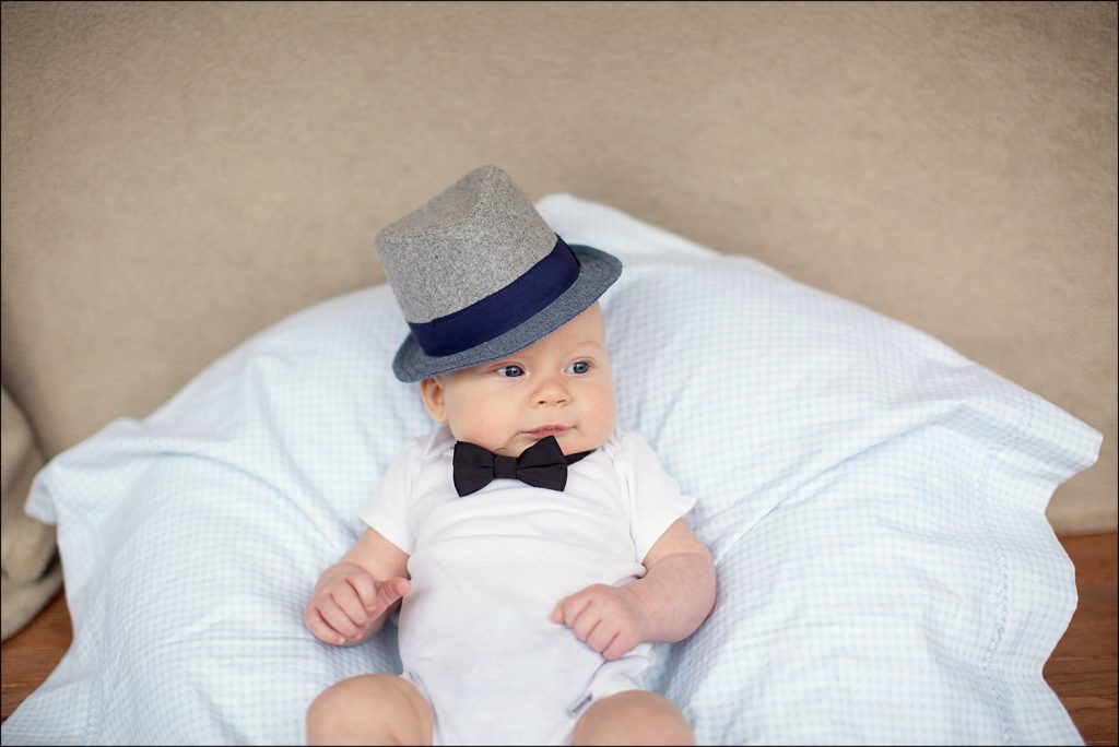Baby Boy 3 Month Milestone Photos in Irwin, PA