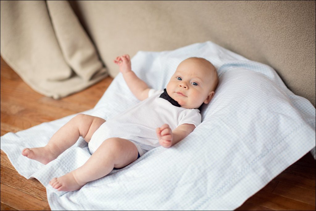 Baby Boy 3 Month Milestone Photos in Irwin, PA