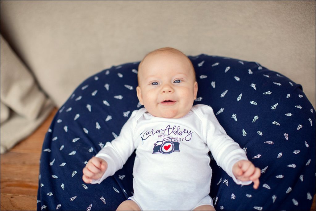 Baby Boy 3 Month Milestone Photos in Irwin, PA