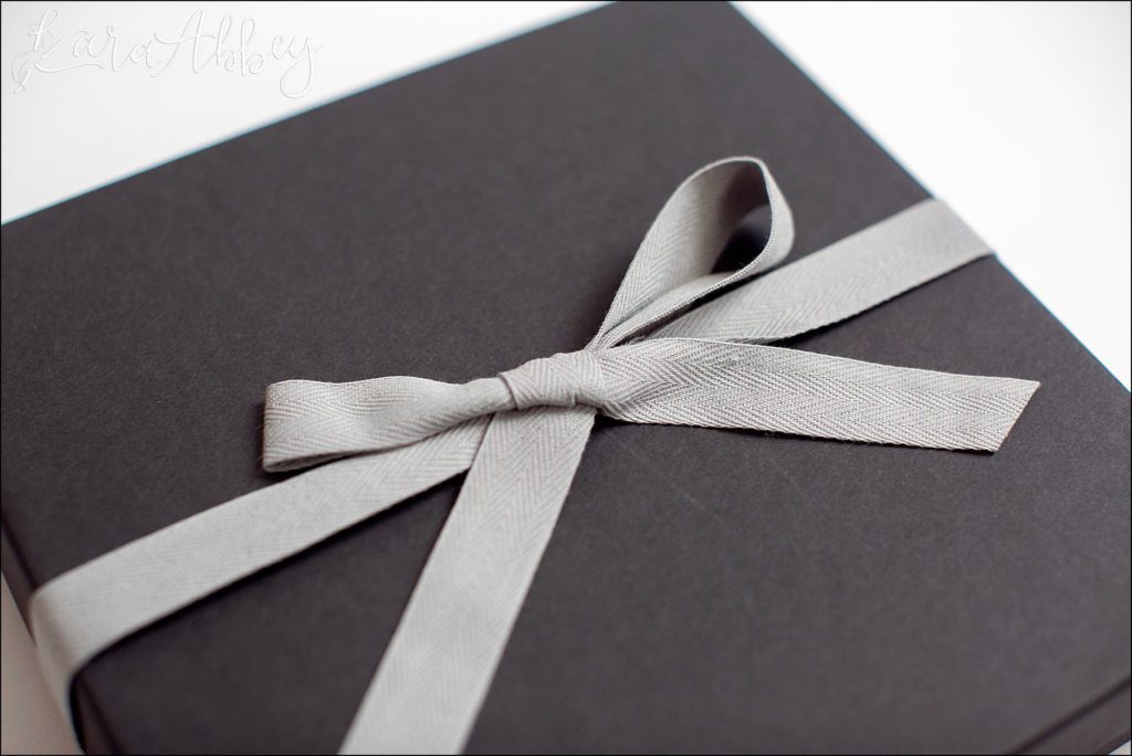 Fine Art Aqua Leather Wedding Album by Pittsburgh, PA Wedding Photographer
