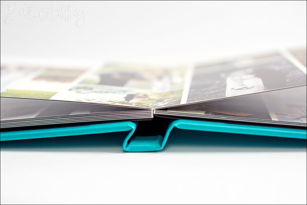 Fine Art Aqua Leather Wedding Album by Pittsburgh, PA Wedding Photographer