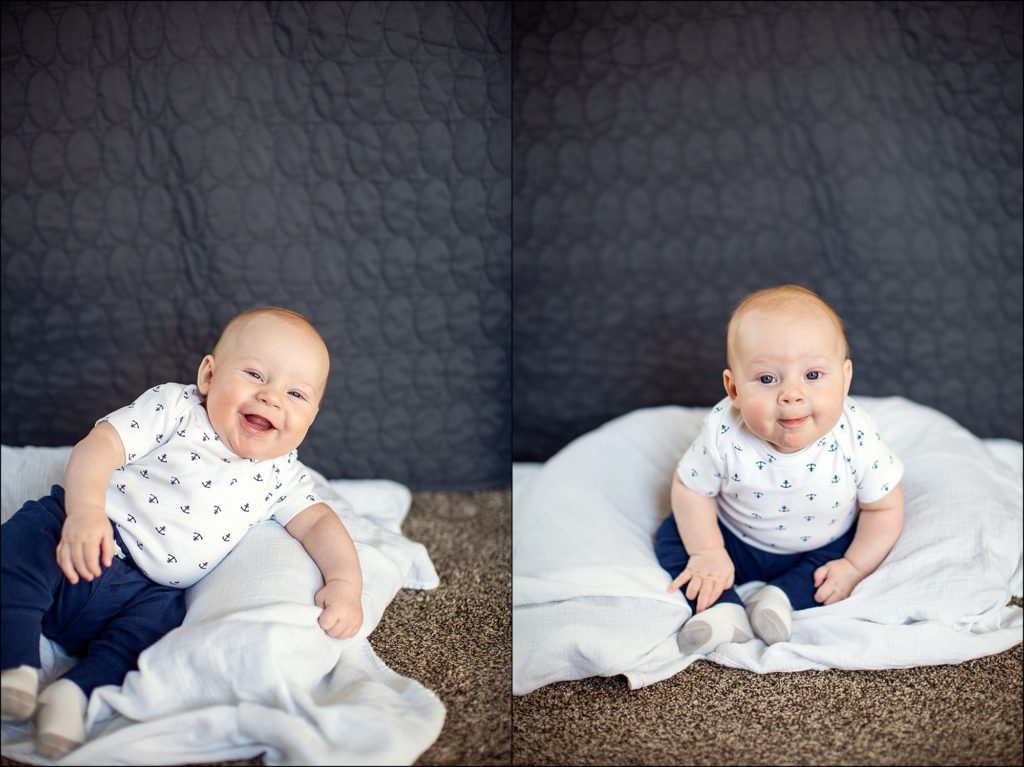 Leander Roxas 4 Month Milestone Photos in Irwin, PA