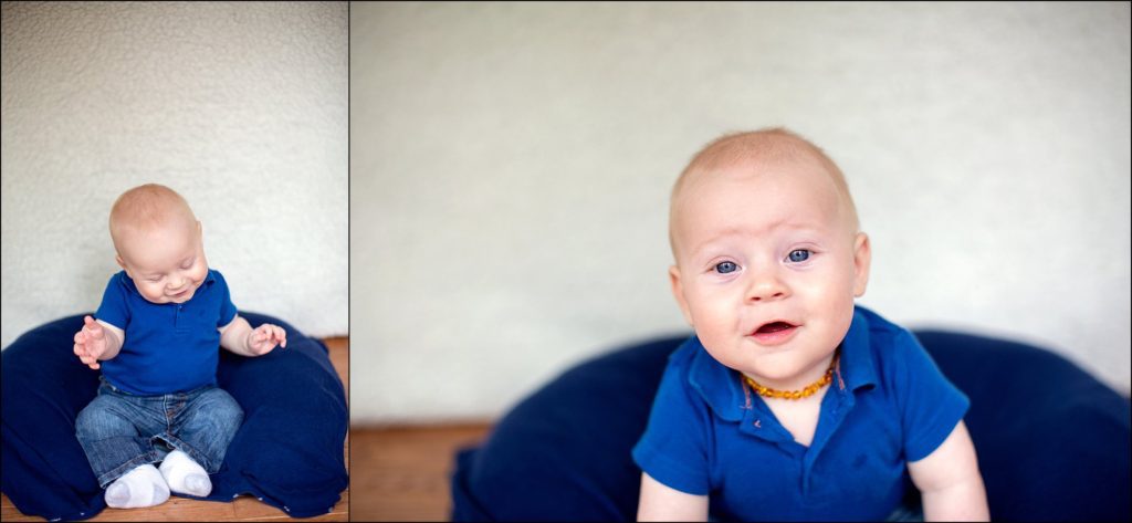 Leander Roxas 5 Month Milestone Photos in Irwin, PA