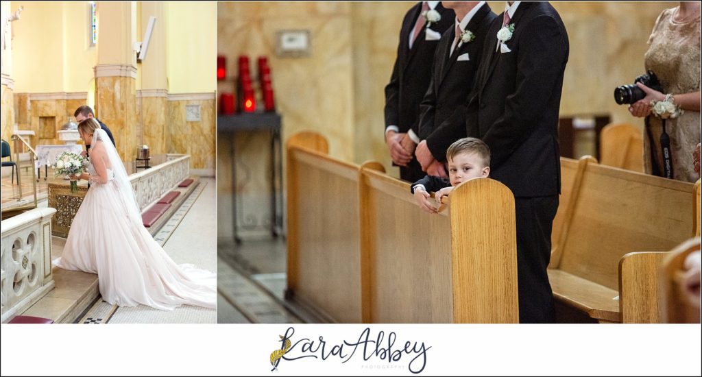 Downtown Pittsburgh Pastel Spring Wedding Day Highlights - Ceremony at Church of the Epiphany