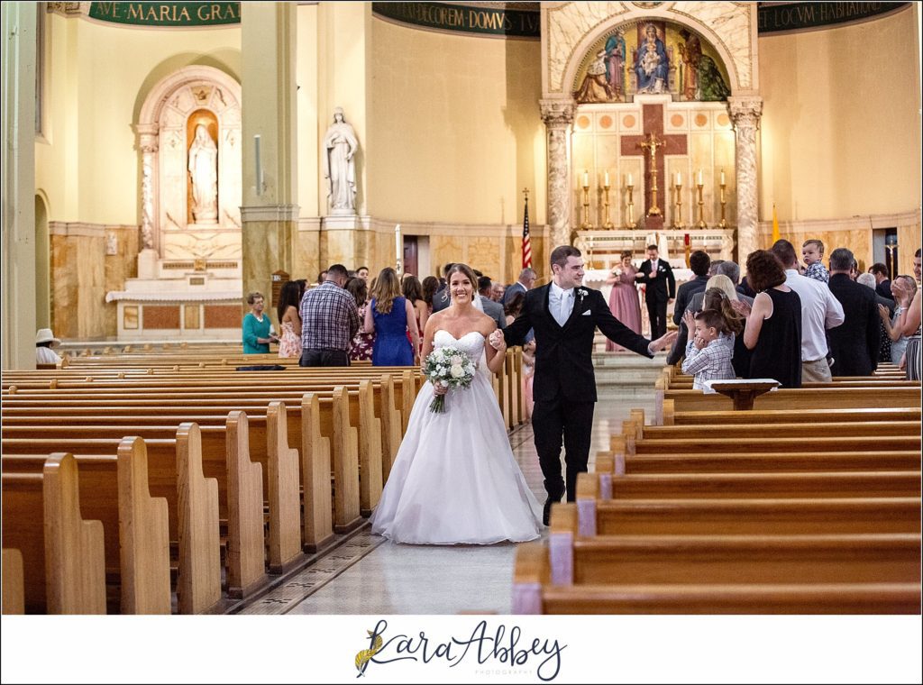 Downtown Pittsburgh Pastel Spring Wedding Day Highlights - Ceremony at Church of the Epiphany