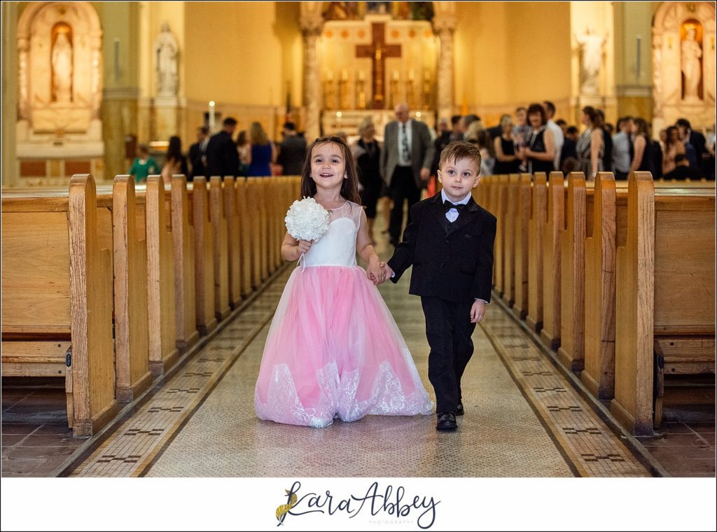 Downtown Pittsburgh Pastel Spring Wedding Day Highlights - Ceremony at Church of the Epiphany