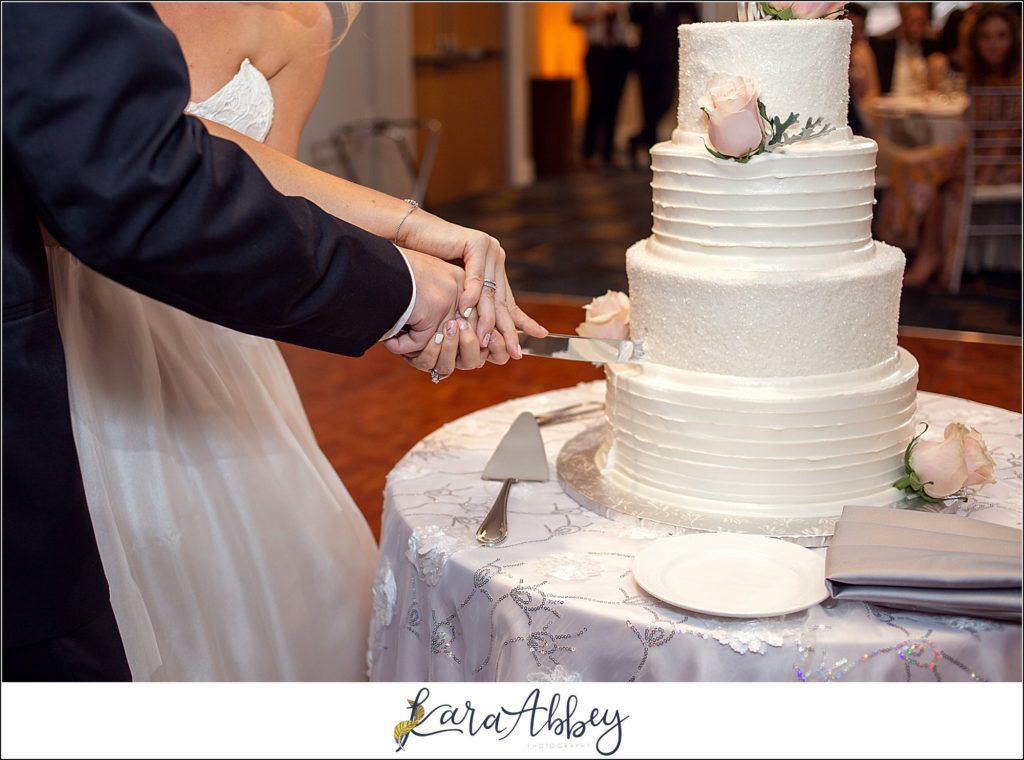 Downtown Pittsburgh Pastel Spring Wedding Day Highlights - Reception at DoubleTree by Hilton Hotel