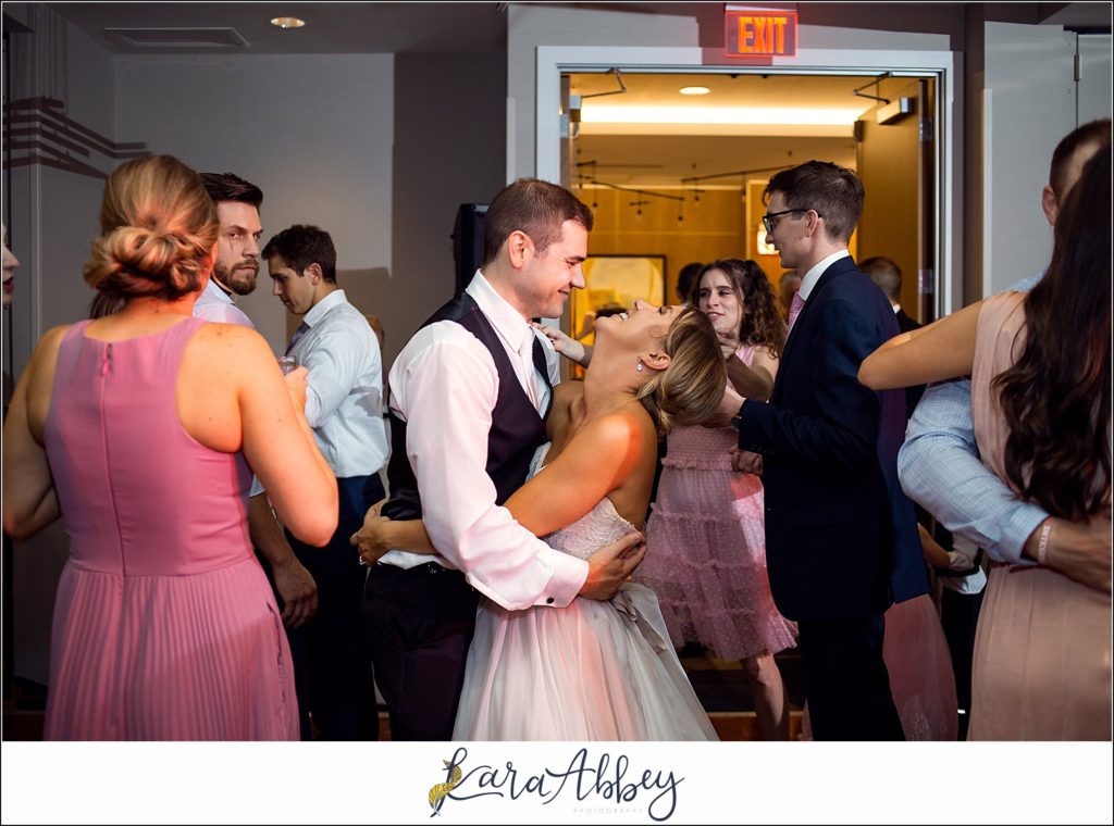 Downtown Pittsburgh Pastel Spring Wedding Day Highlights - Reception at DoubleTree by Hilton Hotel