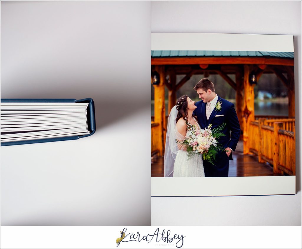 Leather Bound Wedding Album by Irwin, PA Wedding Photographer