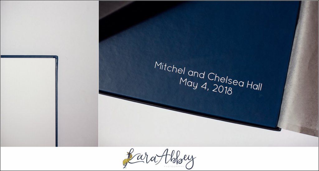 Leather Bound Wedding Album by Irwin, PA Wedding Photographer