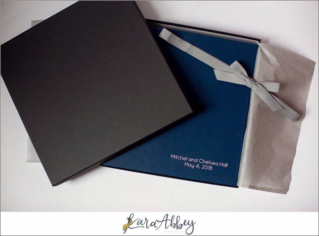 Leather Bound Wedding Album by Irwin, PA Wedding Photographer