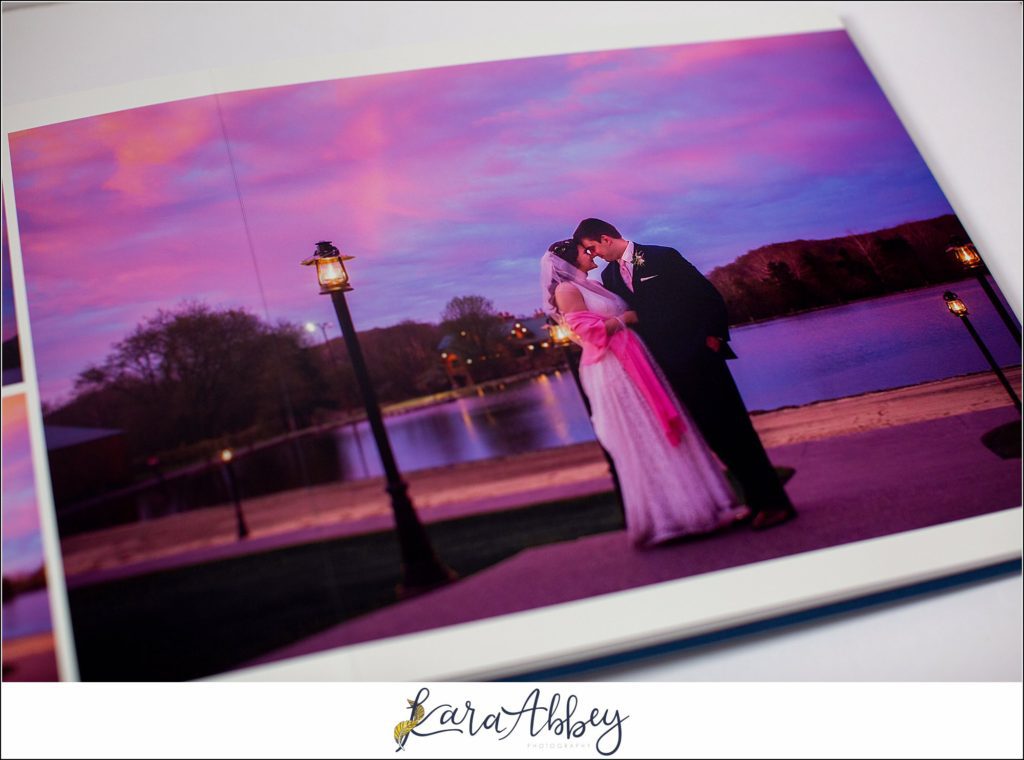 Leather Bound Wedding Album by Irwin, PA Wedding Photographer