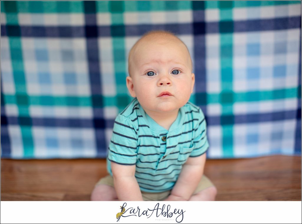 Leander Roxas 6 Month Milestone Photos in Irwin, PA