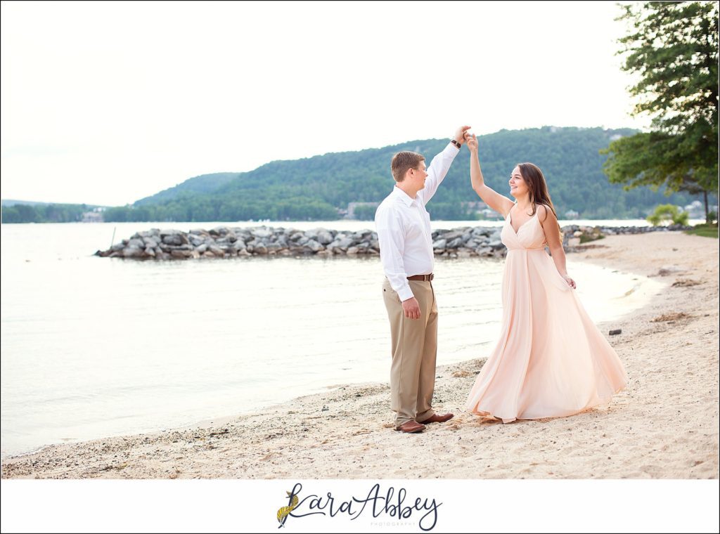 Summer Engagement Session at Deep Creek Lake State Park Published on Tacari Weddings: a Modern Wedding Blog