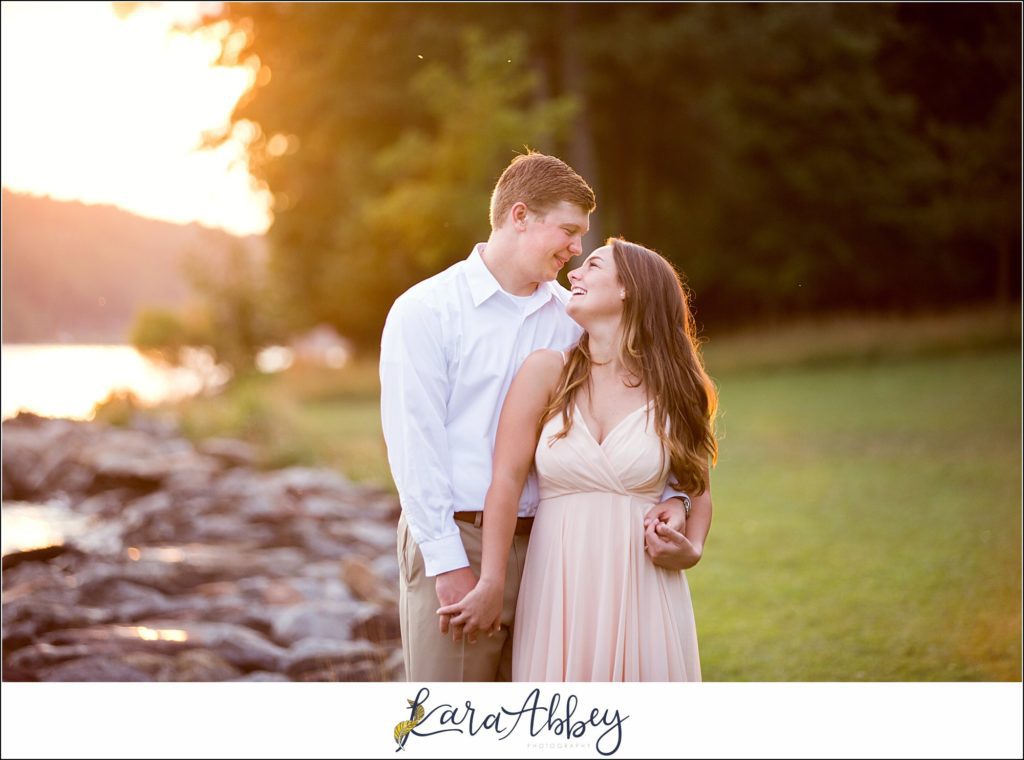 Summer Engagement Session at Deep Creek Lake State Park Published on Tacari Weddings: a Modern Wedding Blog