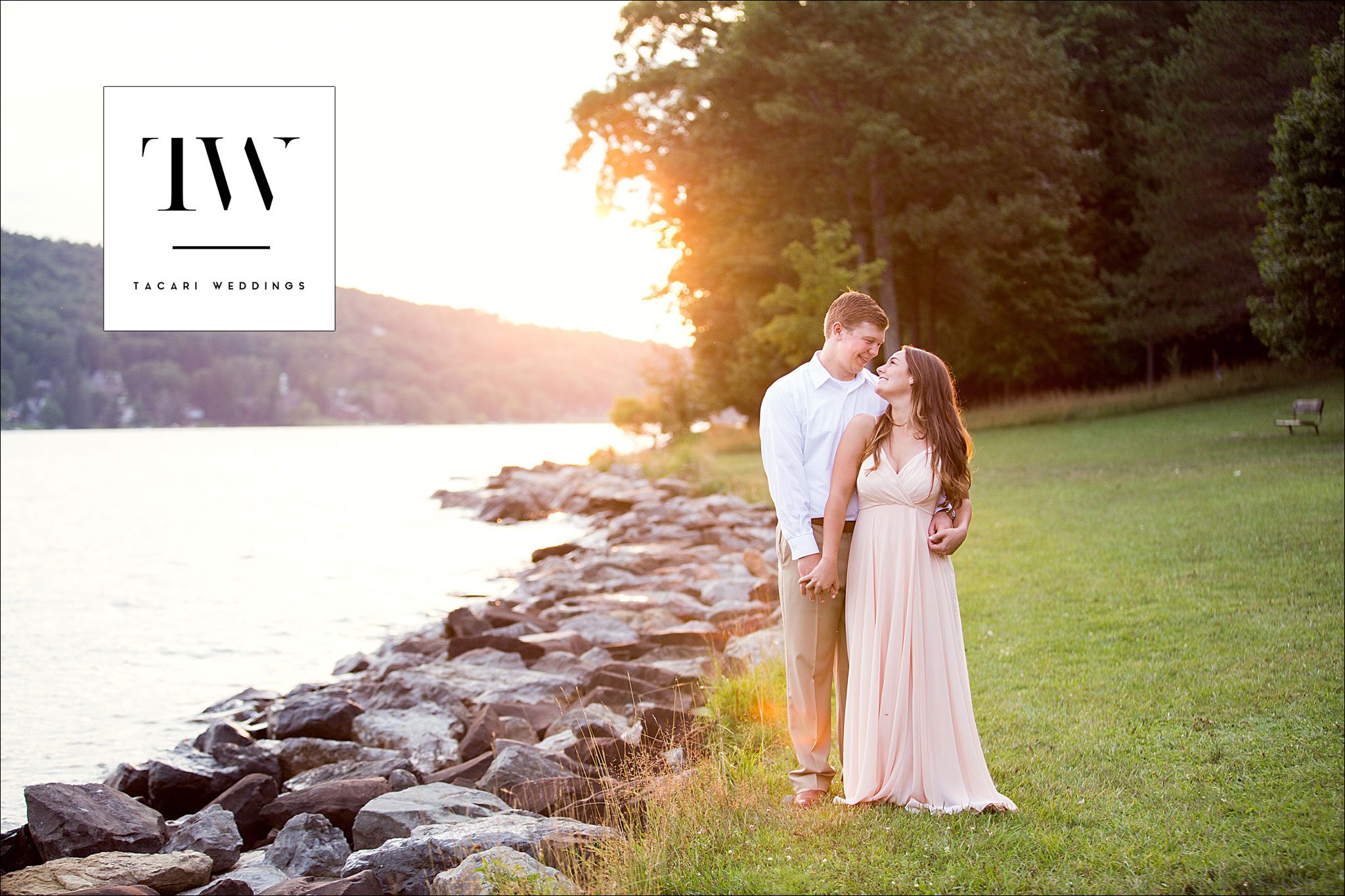 Summer Engagement Session at Deep Creek Lake State Park Published on Tacari Weddings: a Modern Wedding Blog