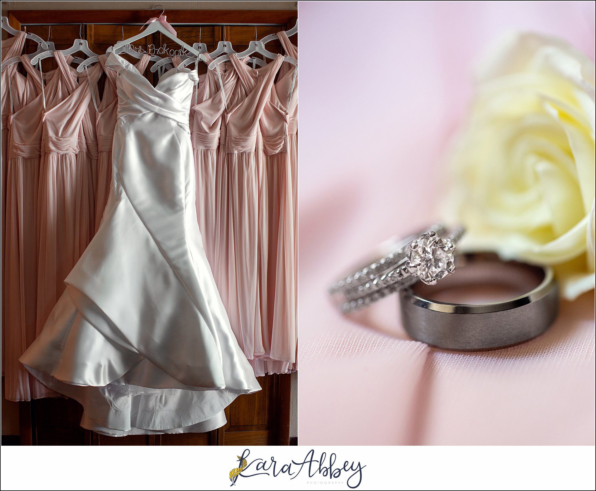 Blush & Grey Summer Wedding Bridal Details Getting Ready at Home in Pittsburgh, PA