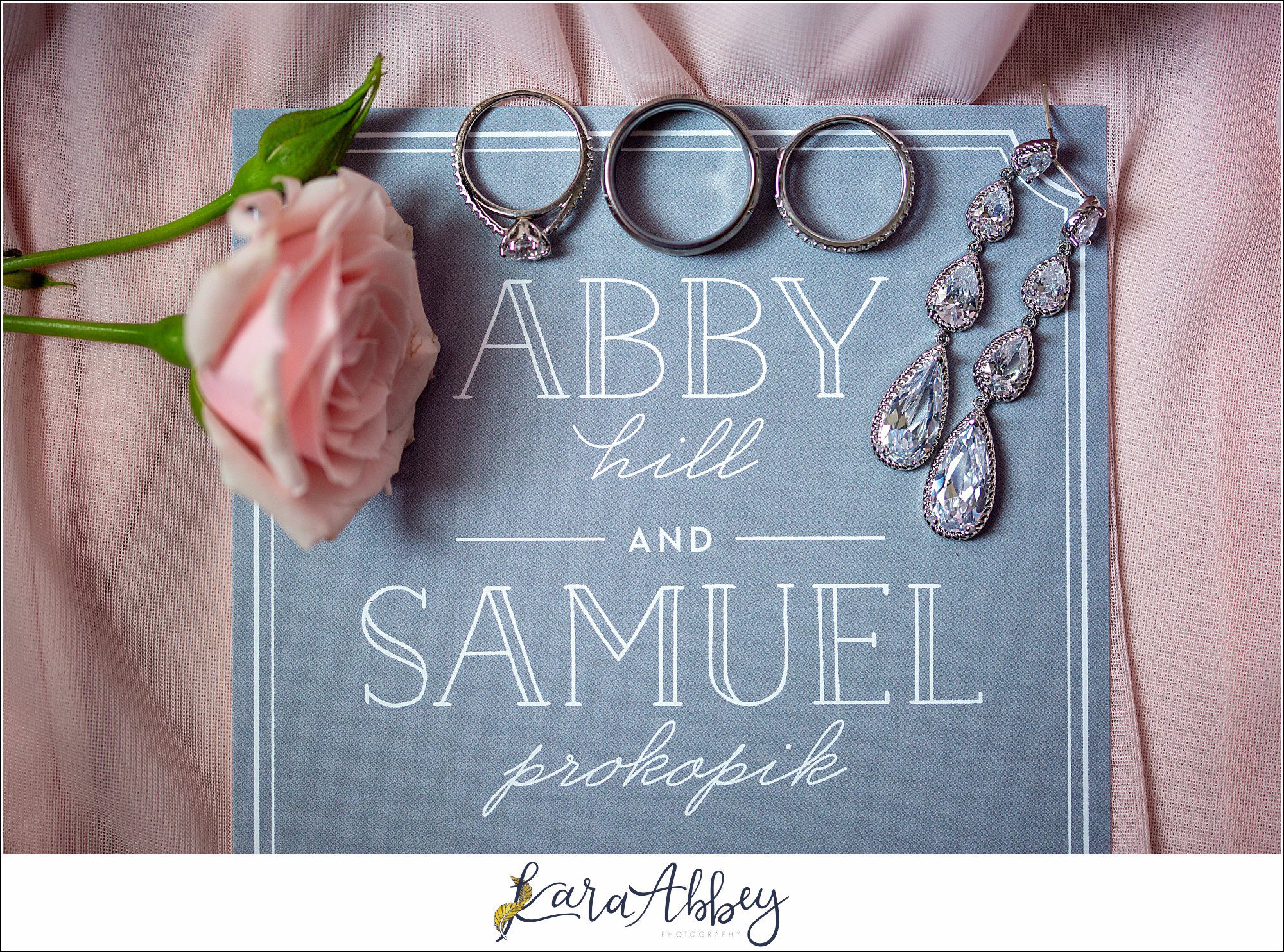 Blush & Grey Summer Wedding Bridal Details Getting Ready at Home in Pittsburgh, PA