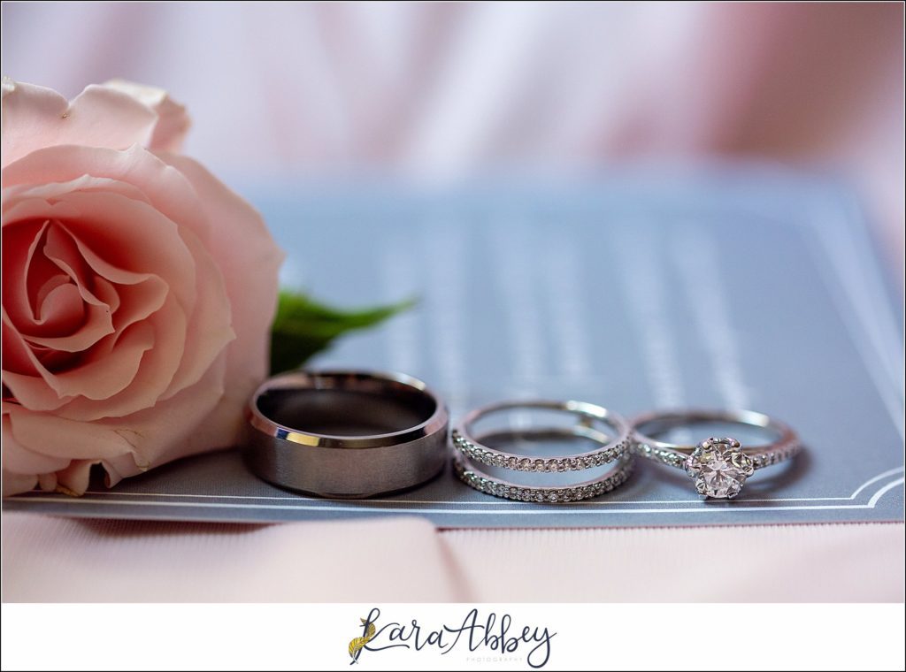 Blush & Grey Summer Wedding Bridal Details Getting Ready at Home in Pittsburgh, PA