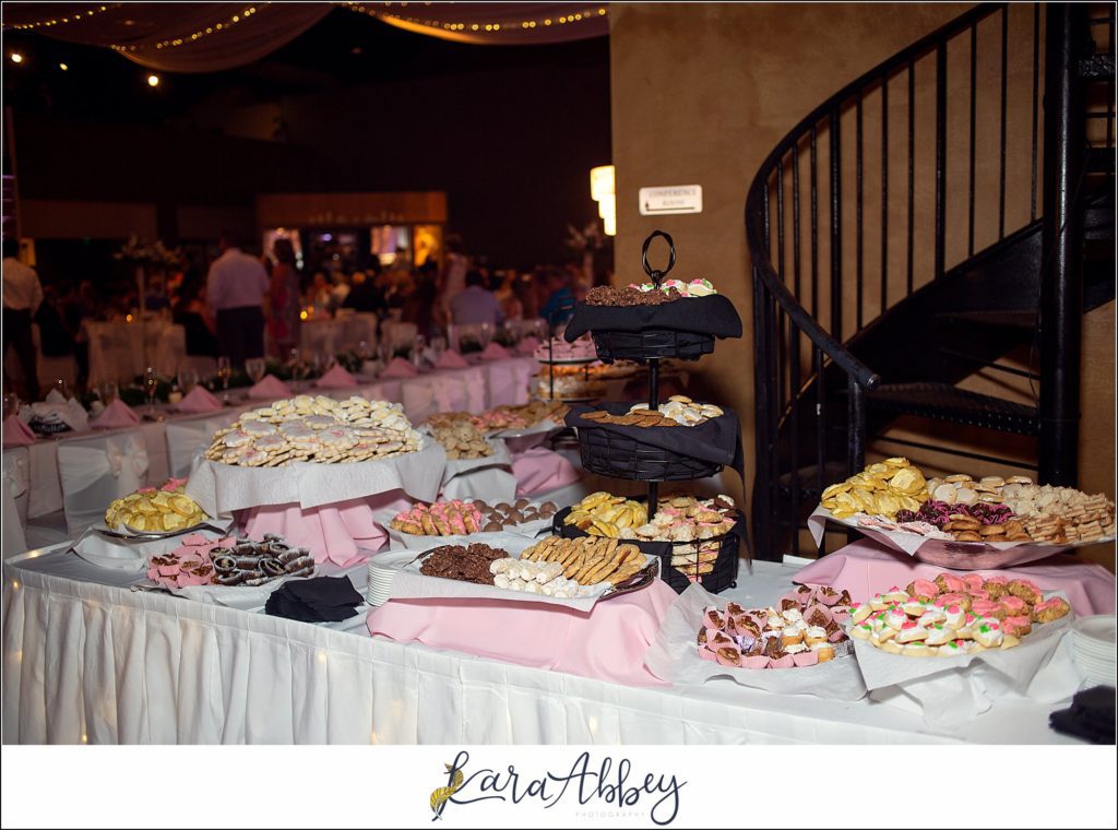 Blush & Grey Summer Wedding Reception at Antonelli Event Center in Irwin, PA