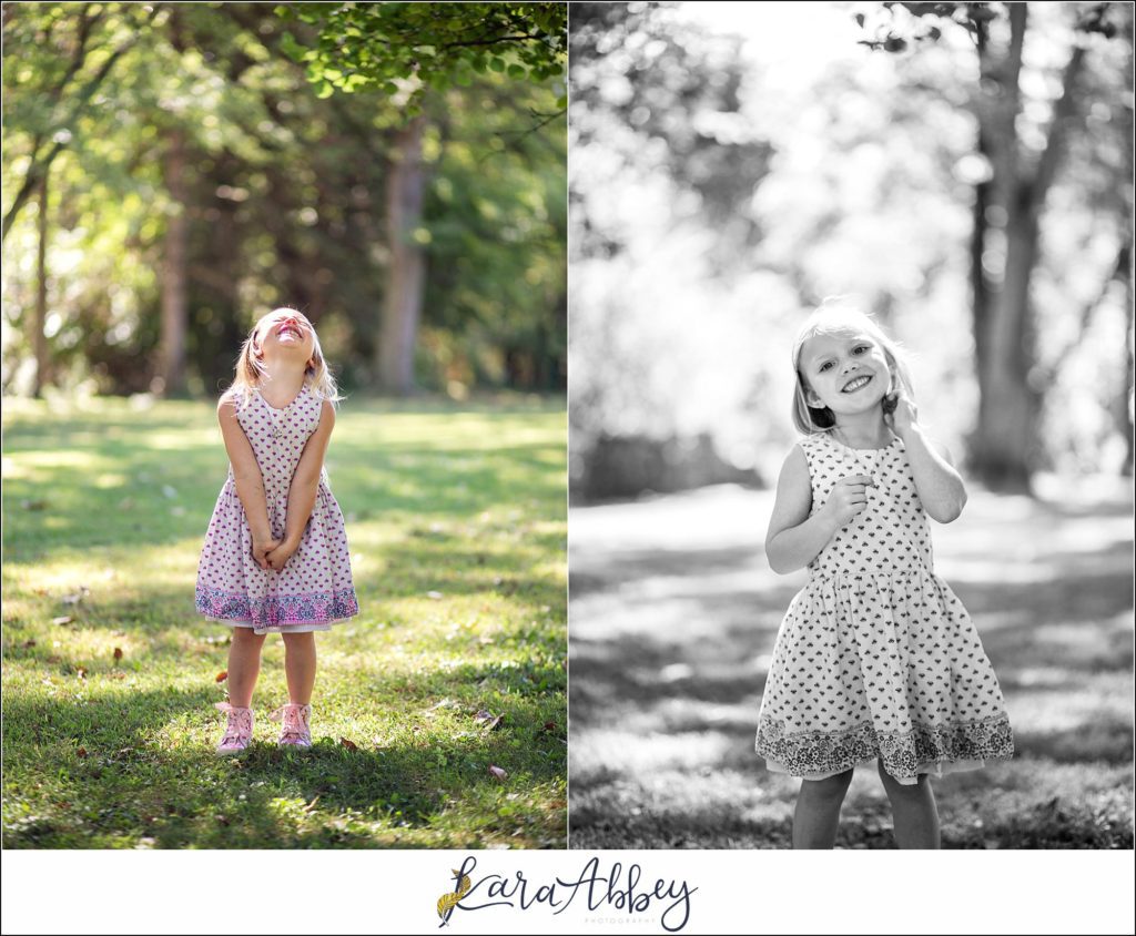 4 Year Old Little Girl Photoshoot in North Huntingdon, PA