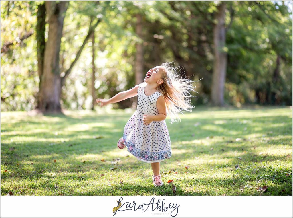 4 Year Old Little Girl Photoshoot in North Huntingdon, PA