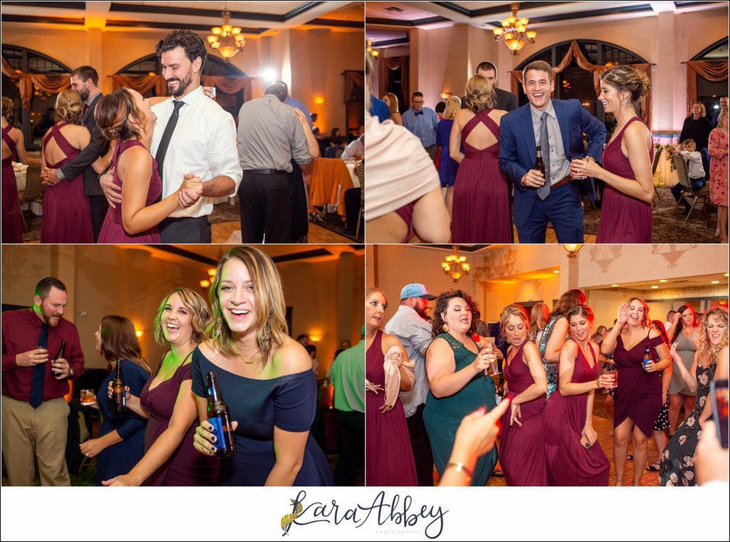 Maroon & Navy Fall Wedding at the Belhurst Castle in Geneva NY - Reception