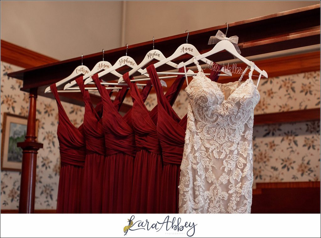Maroon & Navy Fall Wedding at the Belhurst Castle in Geneva NY