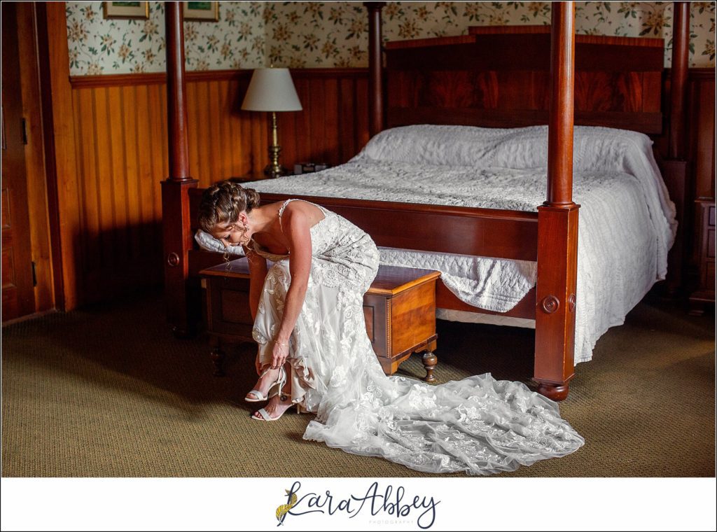Maroon & Navy Fall Wedding at the Belhurst Castle in Geneva NY - Getting Ready in the Tower Suite