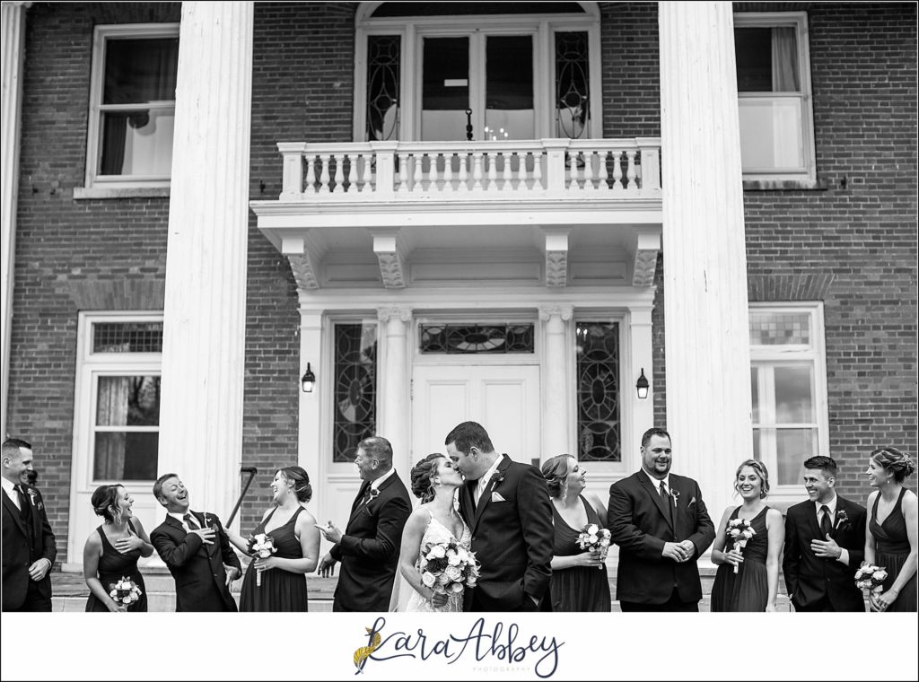 Maroon & Navy Fall Wedding at the Belhurst Castle in Geneva NY - Bride & Groom Portraits at White Springs Manor