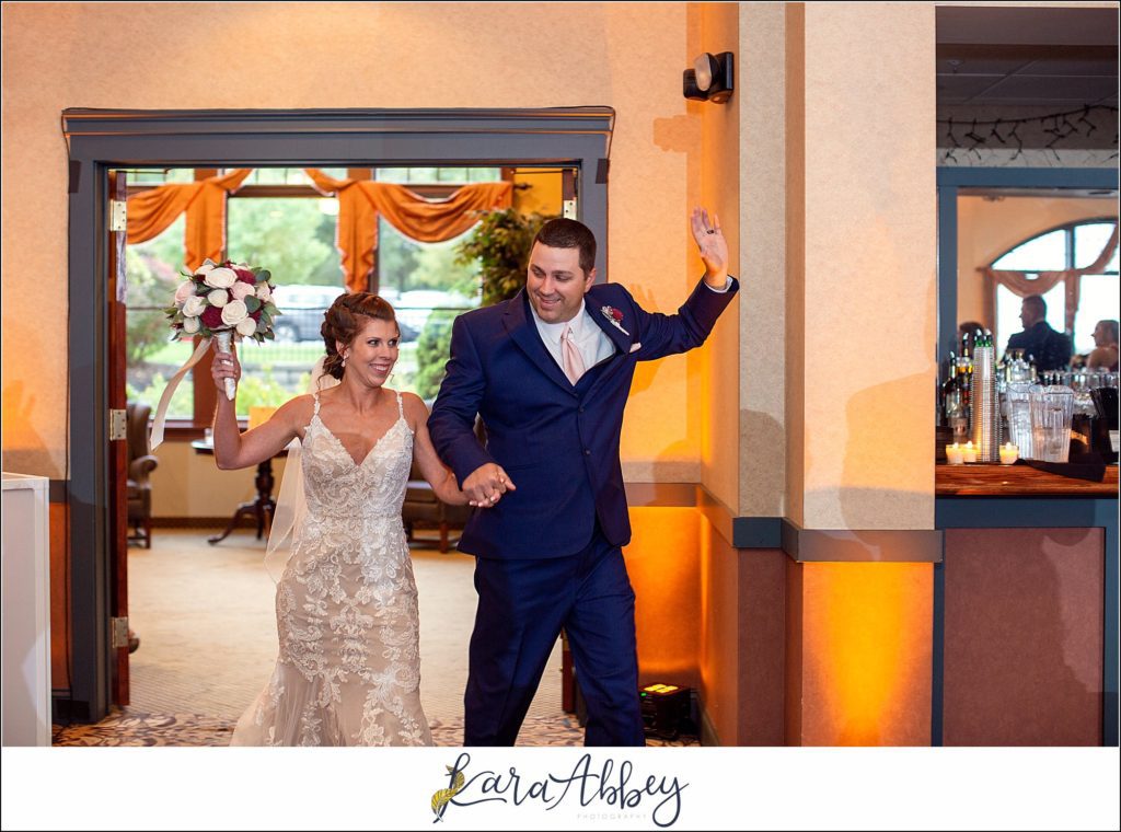 Maroon & Navy Fall Wedding at the Belhurst Castle in Geneva NY - Reception