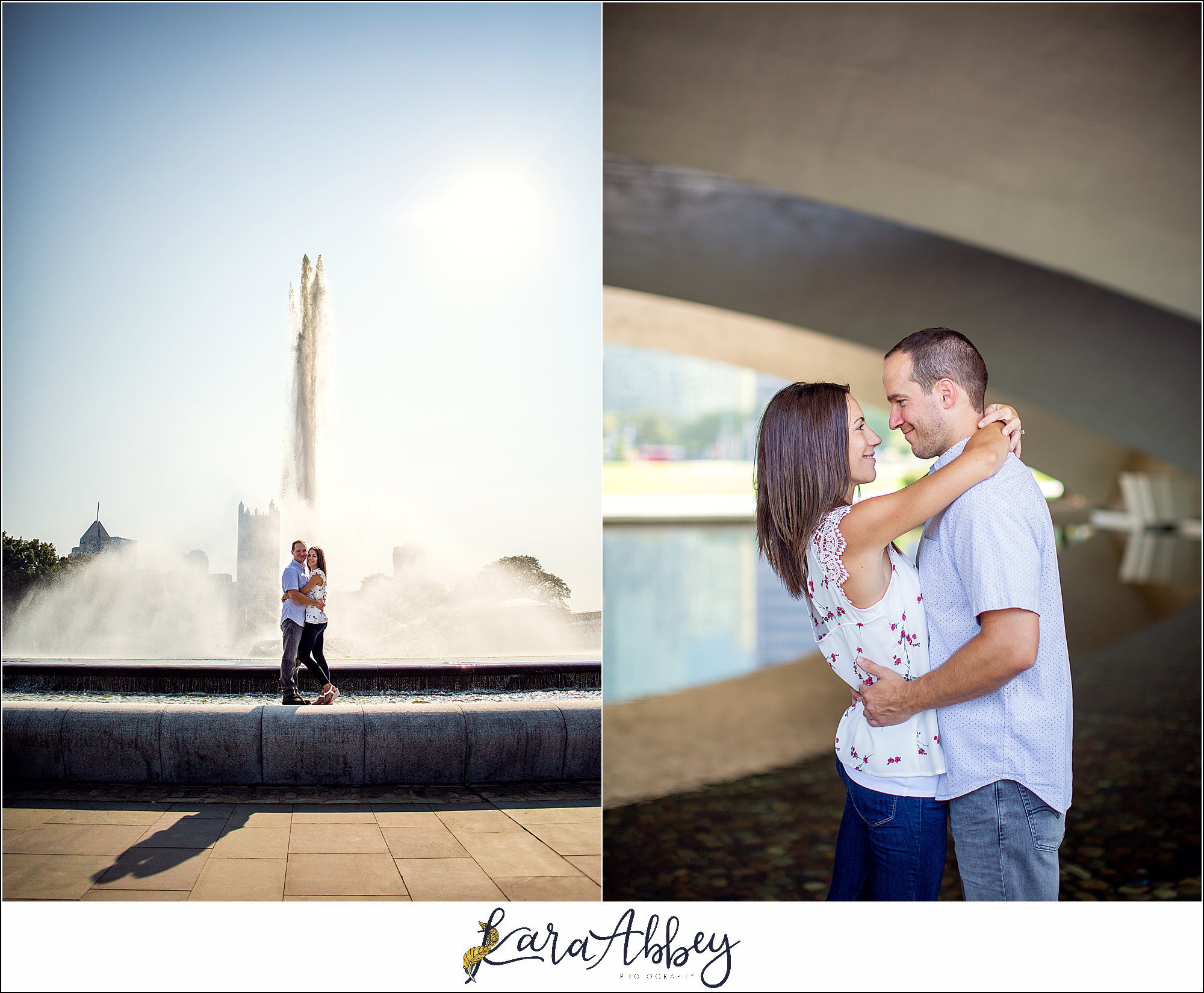 Pittsburgh Engagement Photos Point State Park