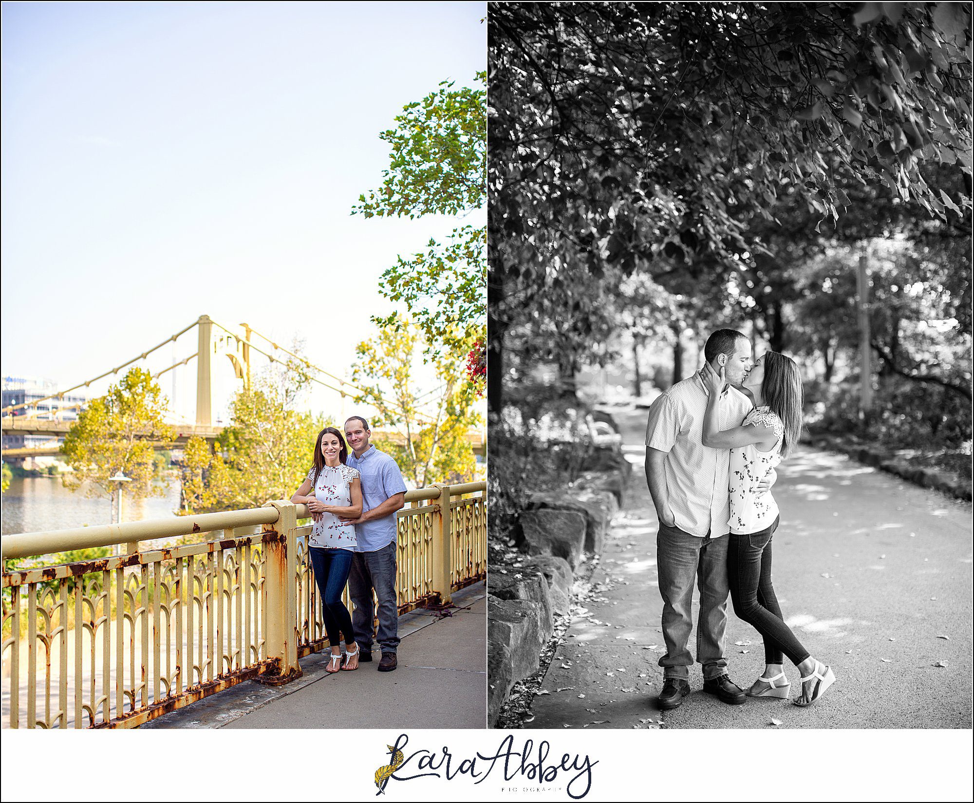 Pittsburgh Engagement Photos Point State Park