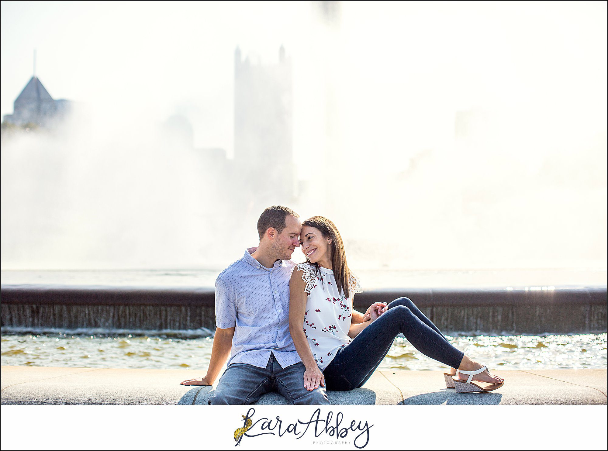 Pittsburgh Engagement Photos Point State Park