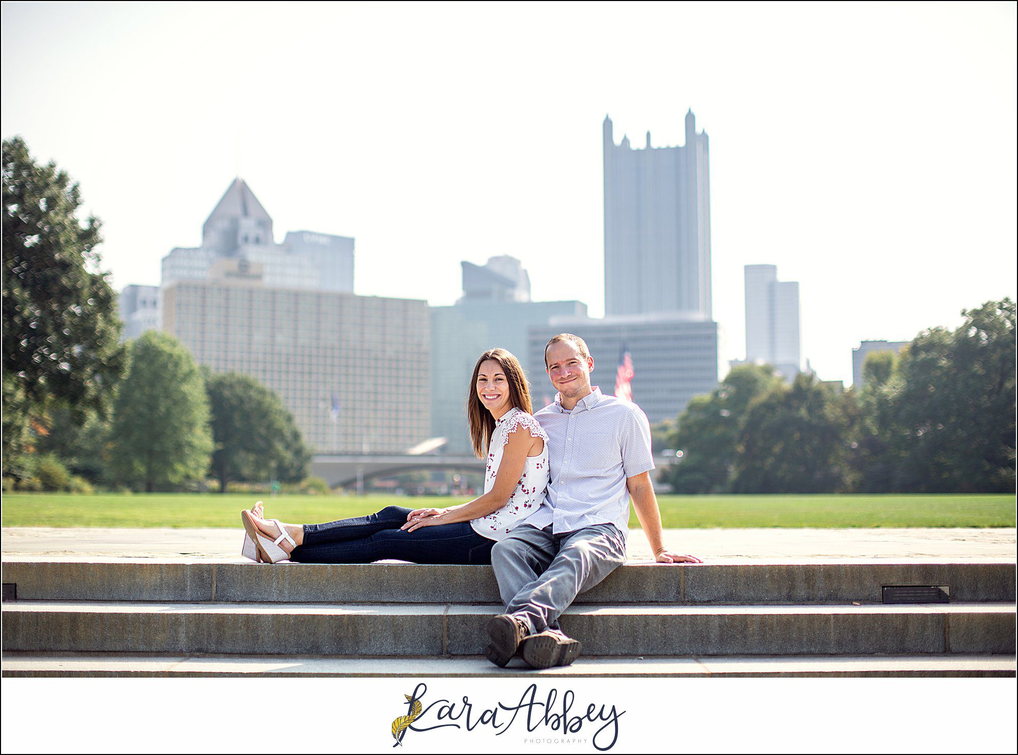 Pittsburgh Engagement Photos Point State Park