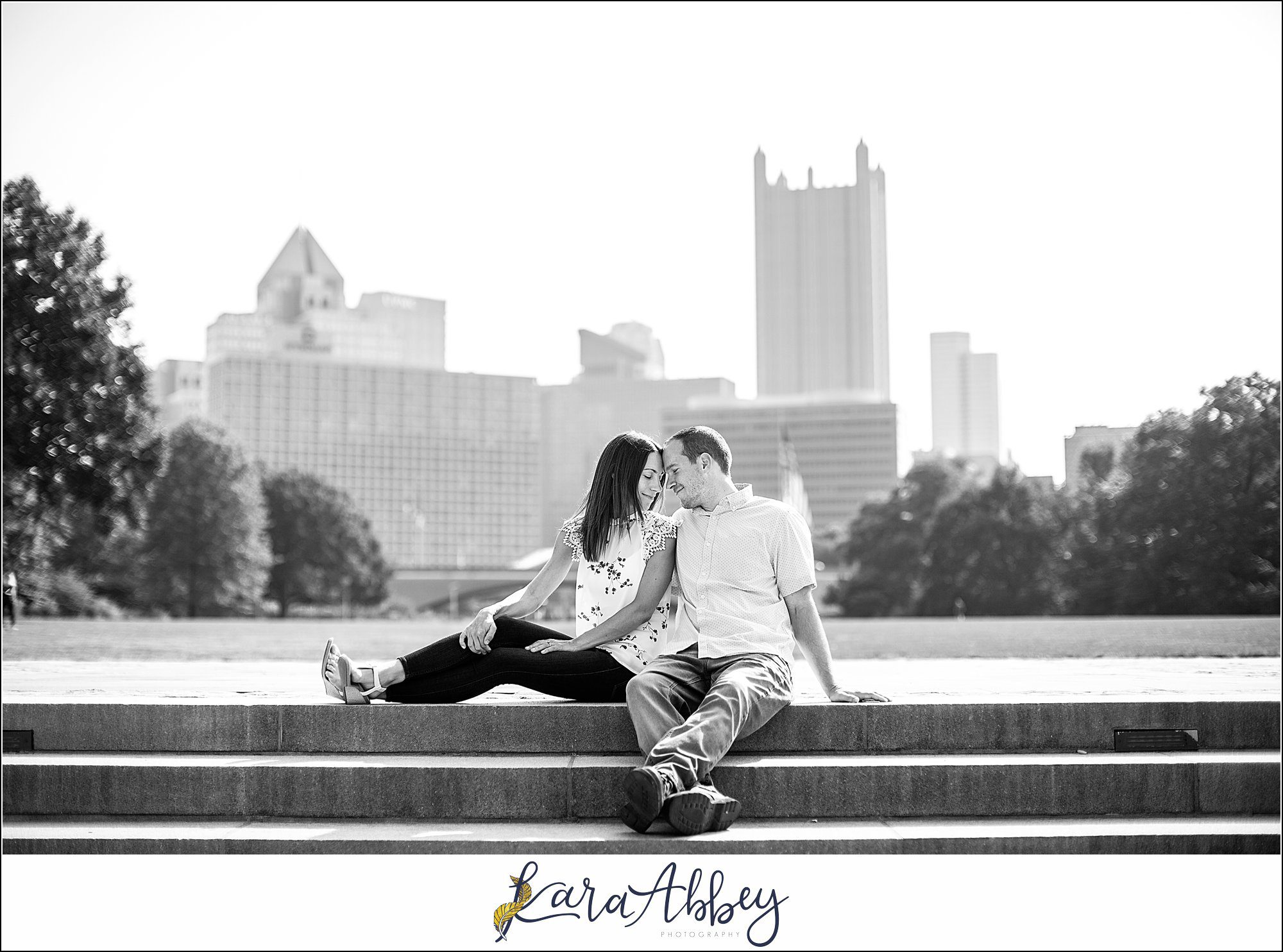 Pittsburgh Engagement Photos Point State Park