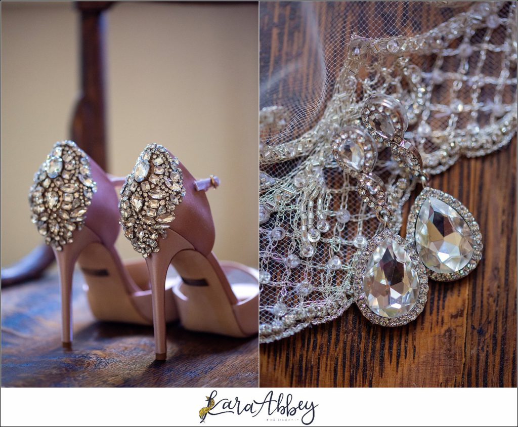 Purple & Grey Fall Wedding Pictures at Green Gables Jennerstown PA - Bridal Details Getting Ready