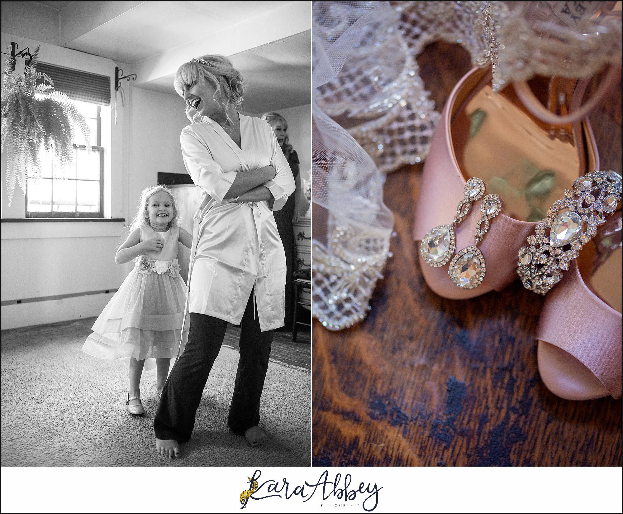 Purple & Grey Fall Wedding Pictures at Green Gables Jennerstown PA - Bridal Details Getting Ready