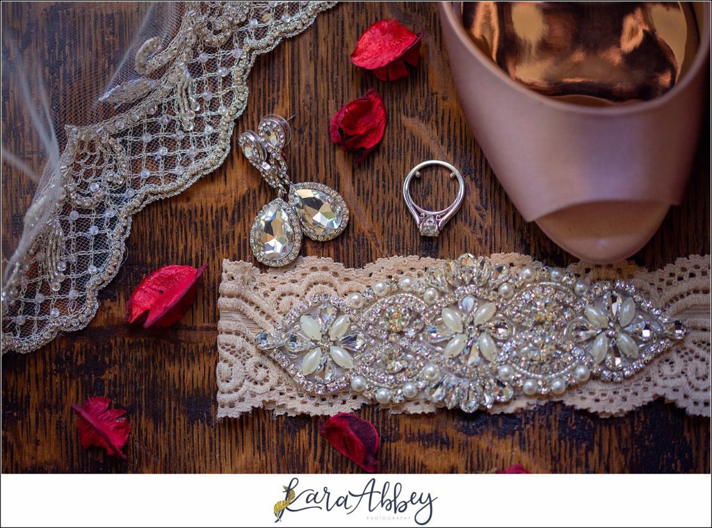 Purple & Grey Fall Wedding Pictures at Green Gables Jennerstown PA - Bridal Details Getting Ready