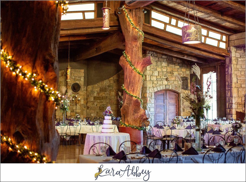 Purple & Grey Fall Wedding Pictures at Green Gables Jennerstown PA - Reception Setup & Details