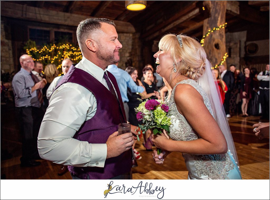 Purple & Grey Fall Wedding Pictures at Green Gables Jennerstown PA - Reception Entertainment & Dancing Provided by SecondIINone