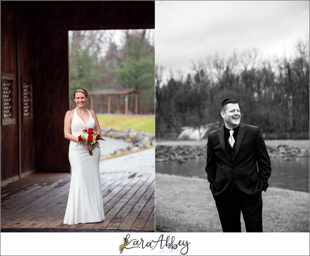 Intimate Wedding at The Event Center at Waterworks in Greensburg PA - First Look & Portraits at Indian Lake Park in Irwin PA