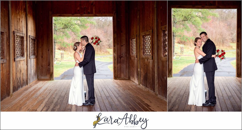 Intimate Wedding at The Event Center at Waterworks in Greensburg PA - First Look & Portraits at Indian Lake Park in Irwin PA