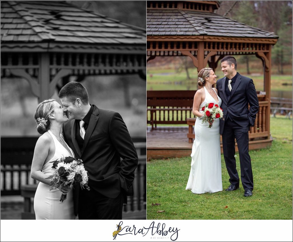 Intimate Wedding at The Event Center at Waterworks in Greensburg PA - First Look & Portraits at Indian Lake Park in Irwin PA