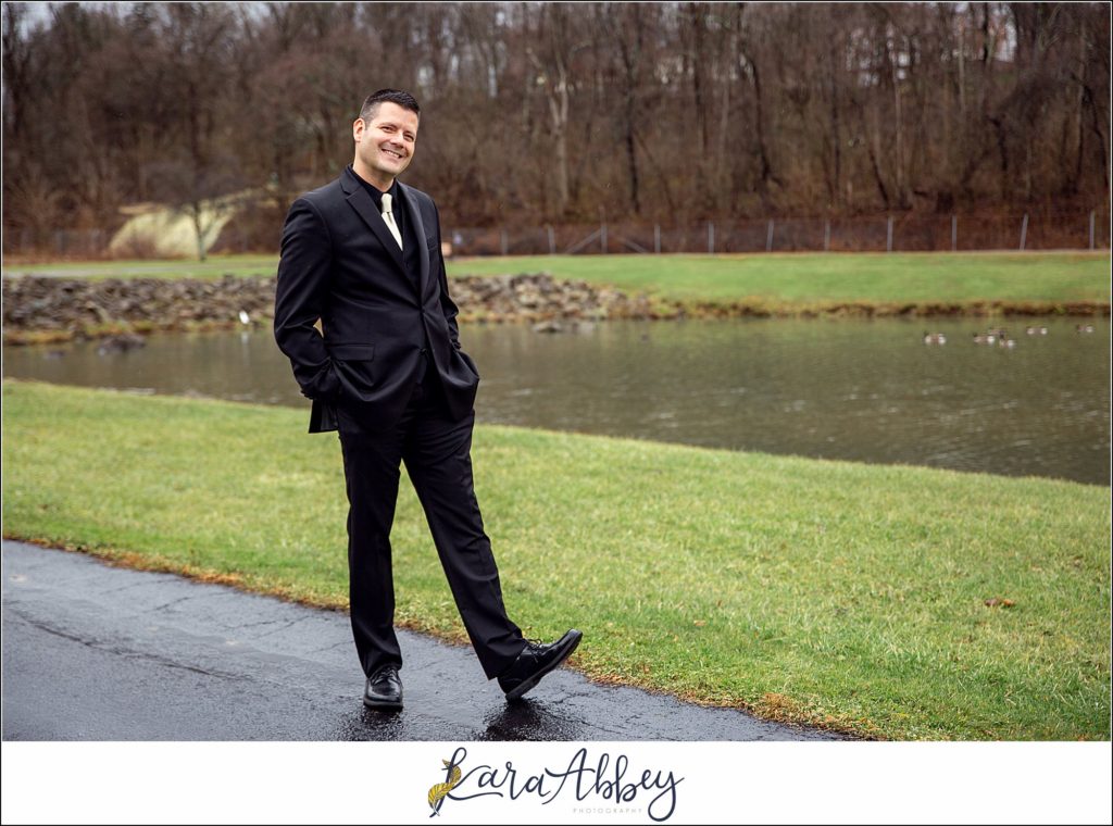 Intimate Wedding at The Event Center at Waterworks in Greensburg PA - First Look & Portraits at Indian Lake Park in Irwin PA