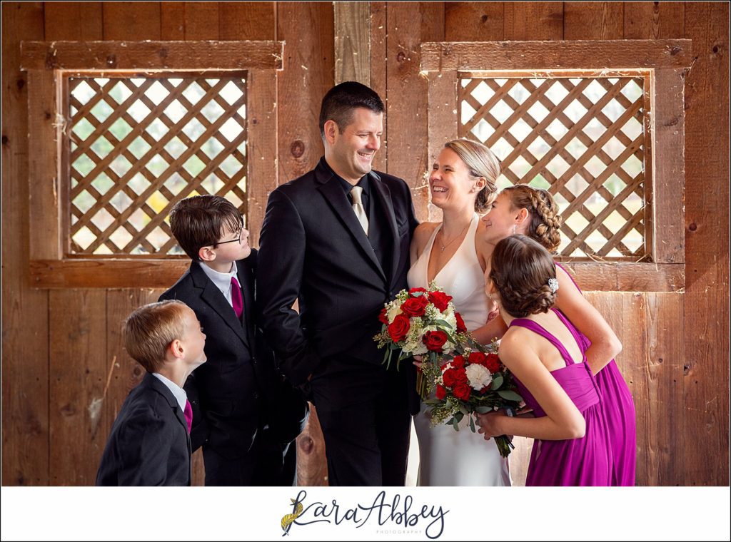 Intimate Wedding at The Event Center at Waterworks in Greensburg PA - First Look & Portraits at Indian Lake Park in Irwin PA
