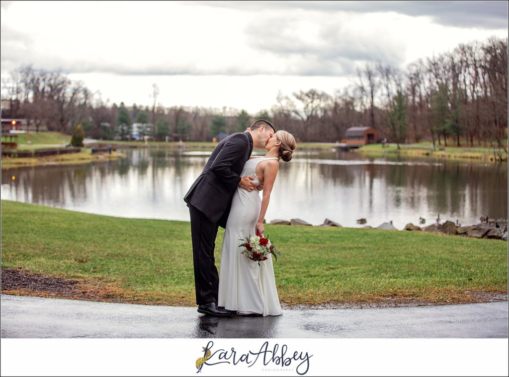 Intimate Wedding at The Event Center at Waterworks in Greensburg PA - First Look & Portraits at Indian Lake Park in Irwin PA