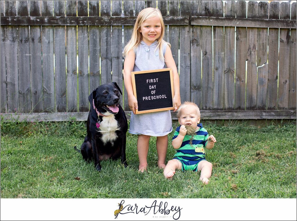 Bloopers and Outtakes of Abby's Saturday Weekly Portraits in Irwin PA