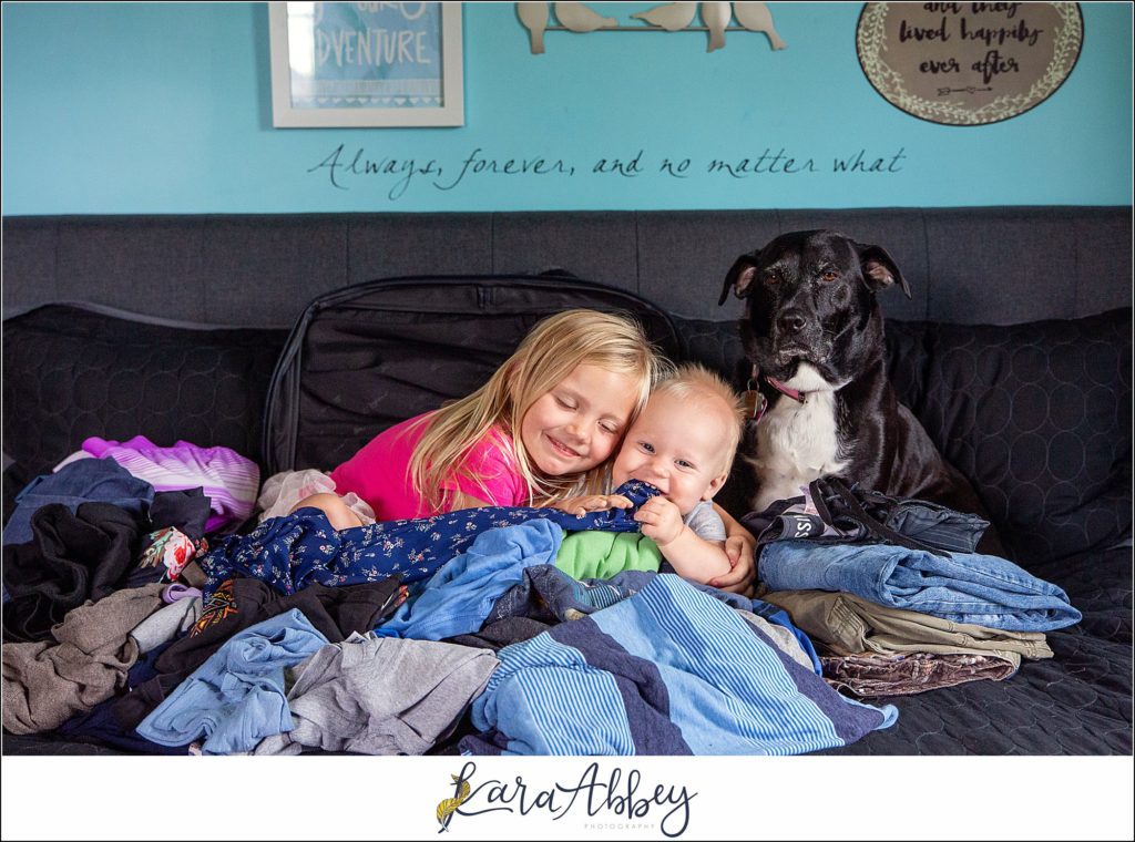 Bloopers and Outtakes of Abby's Saturday Weekly Portraits in Irwin PA